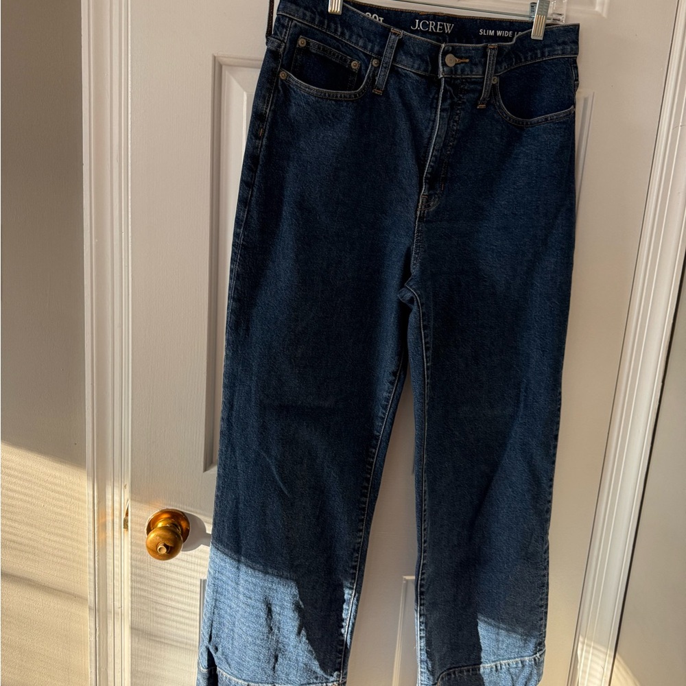 J. Crew Dark Blue Denim Pants